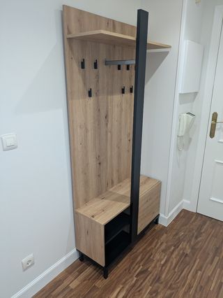 Mueble de entrada madera