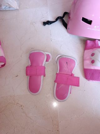 Kit Casco, Muñequeras y Rodilleras Infantil
Talla 