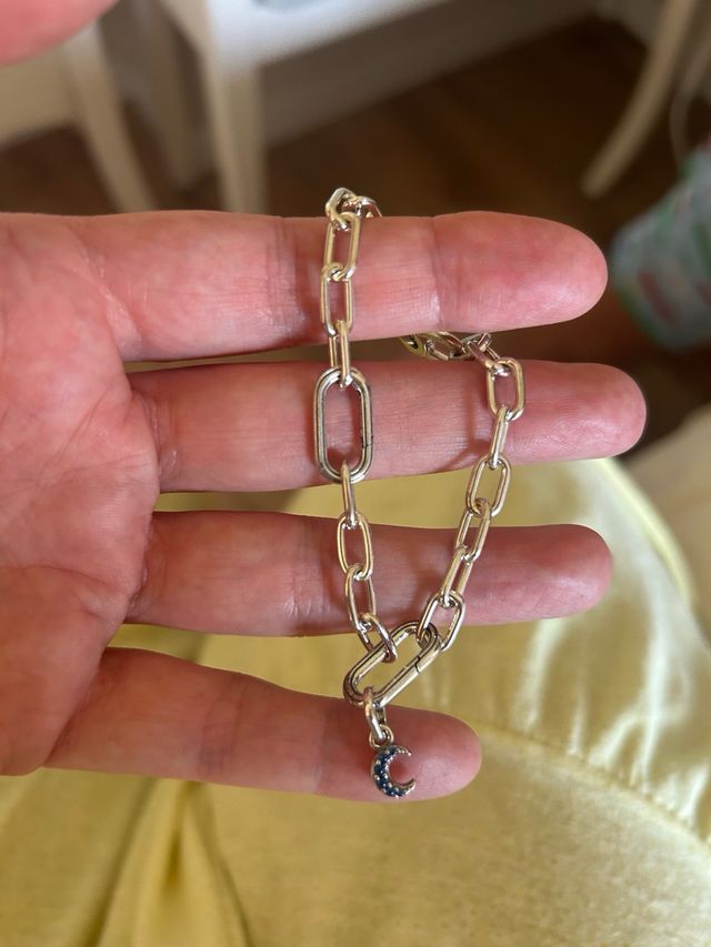 Conjunto Pandora Pulsera y Pendientes Luna