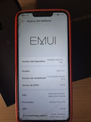 Huawei Mate 20 Lite nero