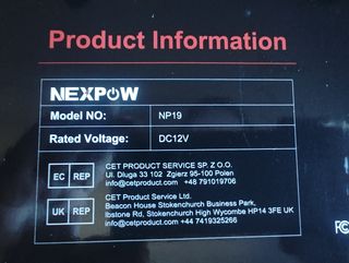 Inflador de Neumáticos NEXPOW NP19