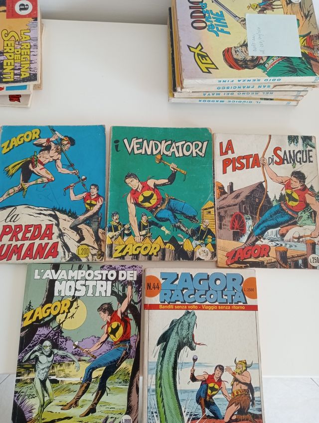 Lotto 5 fumetti zagor