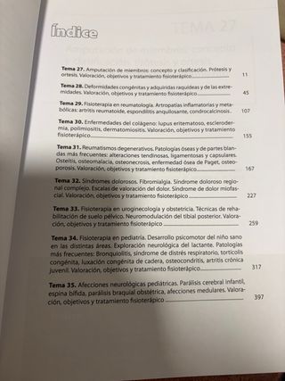 libros oposiciones fisioterapia MAD Madrid