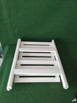 Estantería de plantas Relaxdays blanca