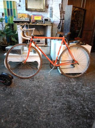 Bicicleta Clásica Peugeot Naranja