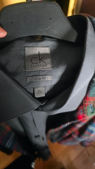 Camisa Vintage Calvin Klein Gris