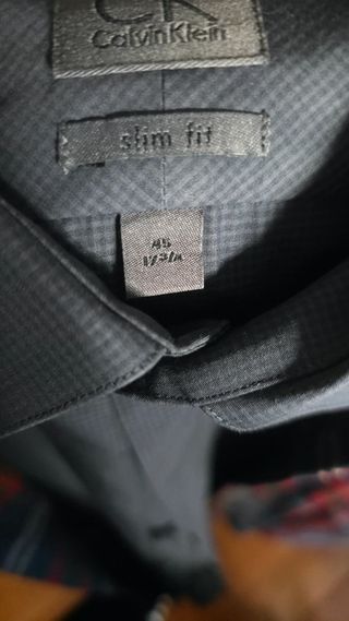 Camisa Vintage Calvin Klein Gris