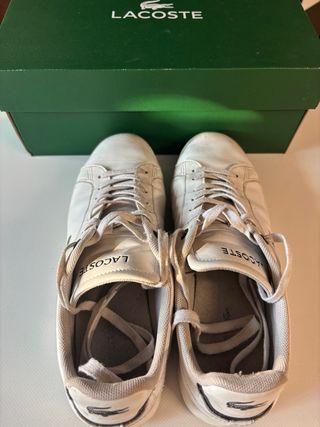 Scarpe uomo Lacoste bianche