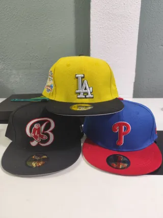 Gorras New Era MLB (L.A., Boston, Phillies) 