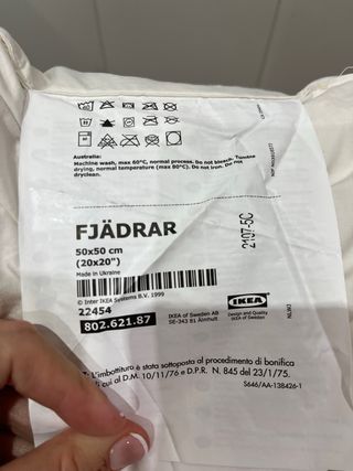 Cojín decorativo hojas Ikea