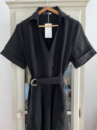 Mono negro bolsillos cargo