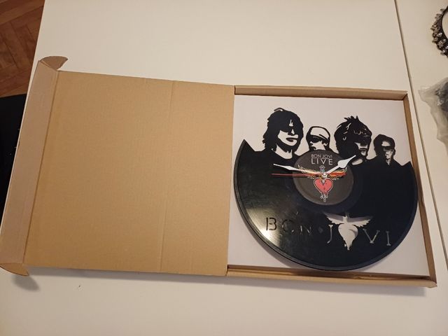 Reloj de Pared Bon Jovi Vinilo