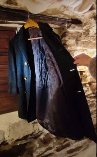 Abrigo lana Dueros de San negro