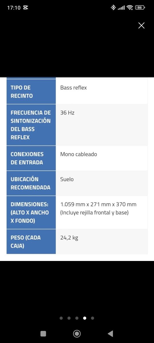 Altavoces DALI Lektor 8 y uno central