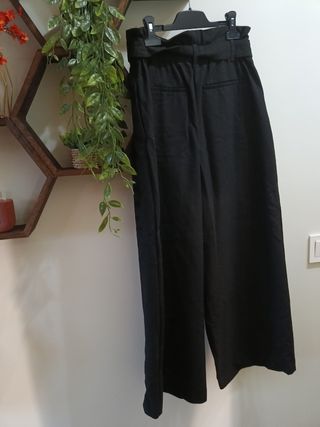 Pantalón Zara ancho negro Talla S