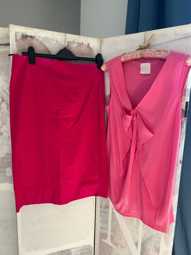 Conjunto Falda Etxart & Panno y Blusa Hanii.Y Tall