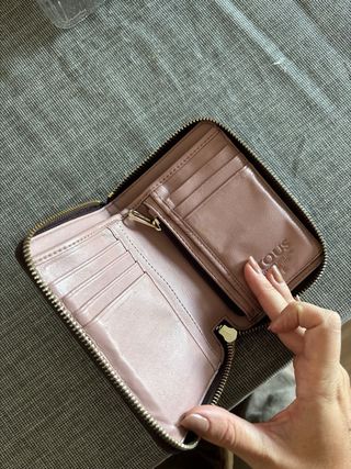 Cartera Tous Beige y Negra