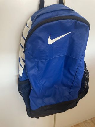 Mochila Nike Azul Marino Doble Bolsillo