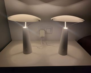 2 Lámparas Mesa IKEA SOLVINDEN Blancas