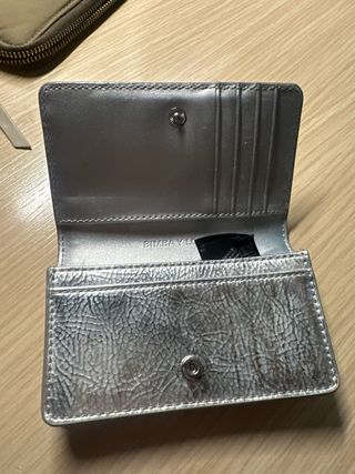 Monedero mini BIMBA Y LOLA plateado