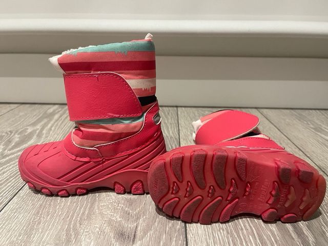 Botas de nieve apreski con luces niña talla 24