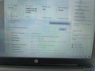 HP Portátil i3 6a Gen 4GB RAM LENTO Requiere SSD