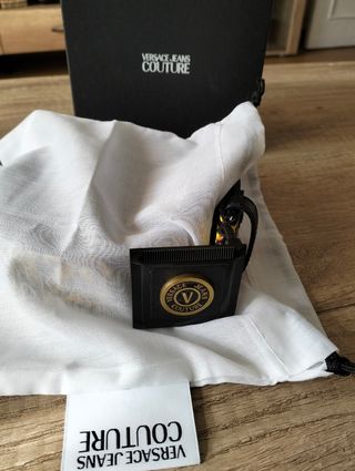 Cinturón Versace Negro y Dorado