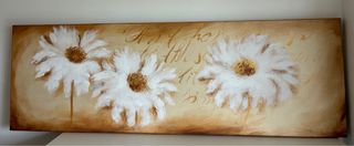 Cuadro Flores 150x50 cm