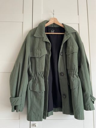 Chaqueta Zara Verde Oliva