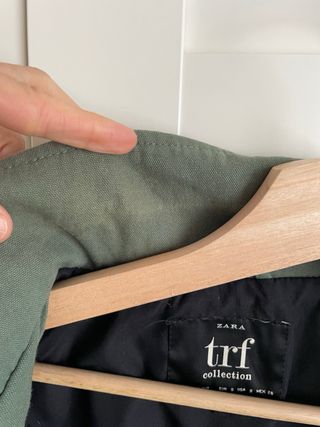 Chaqueta Zara Verde Oliva
