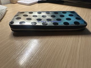 Monedero BIMBA Y LOLA lunares plateado