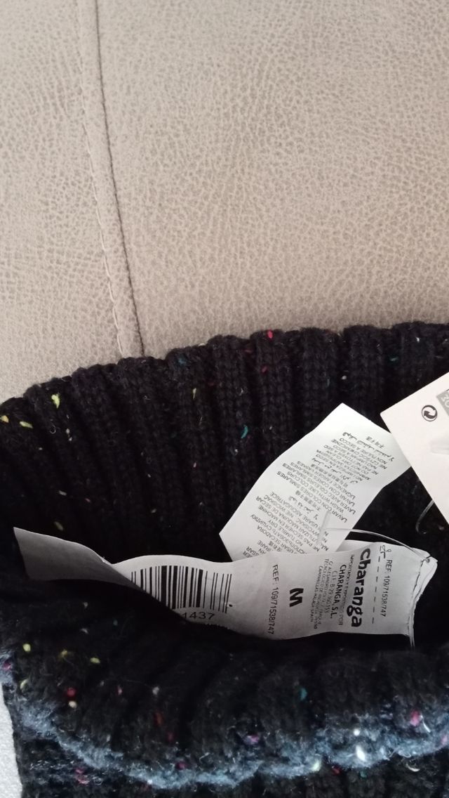 Gorro Charanga lana pompón multicolor