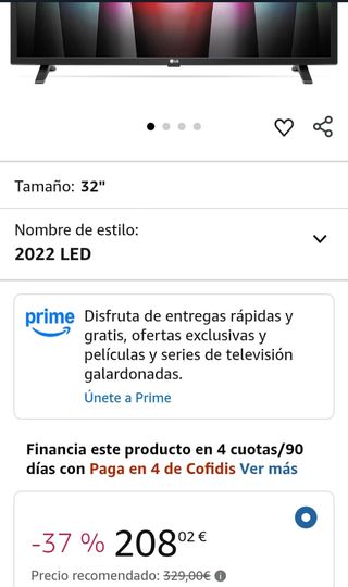 Smart TV LG 32 Pulgadas