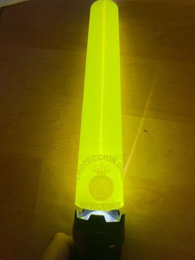 Cono linterna Protección Civil personalizado