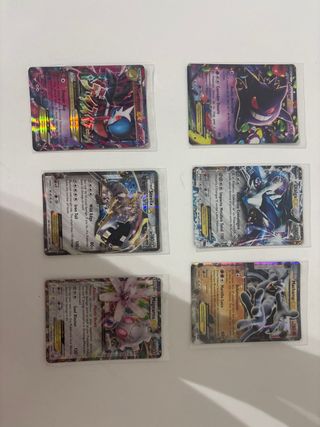 Lote 6 Cartas Pokémon EX Mega Gengar Dialga