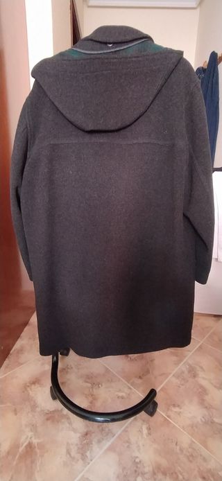 Trenca clásica invierno paño negro