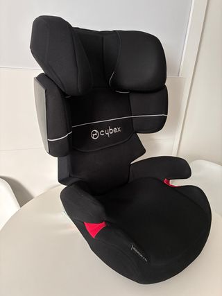 Cybex Solution X-Fix Grupo 2/3 negra, con Isofix