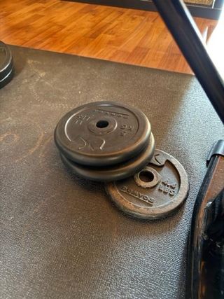 Discos de pesas 2kg, 5 kg y 10kg