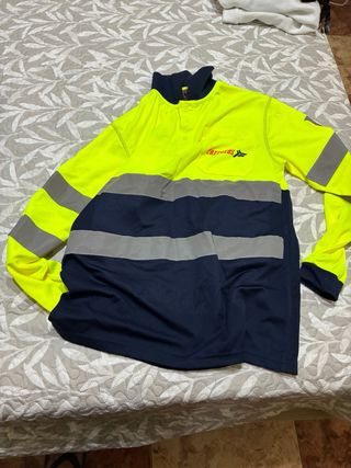 Chaqueta de trabajo fluorescente,camiseta,pantalon