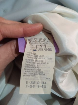 Chaqueta T.38 Diseño España Gris Perla