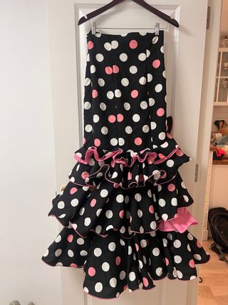 Falda flamenca lunares S