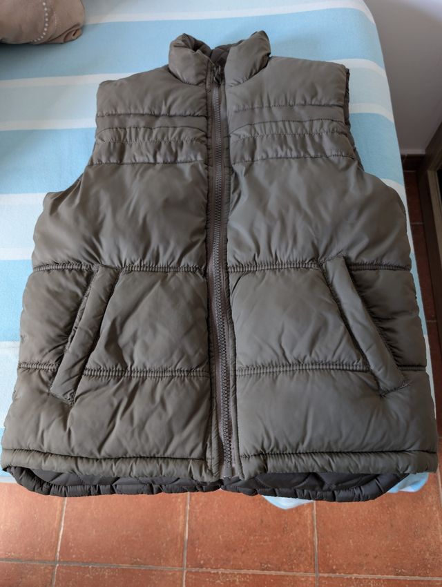 Chaleco unisex acolchado reversible