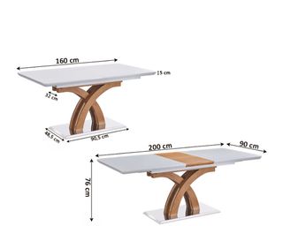 Mesa Comedor Extensible Moderna