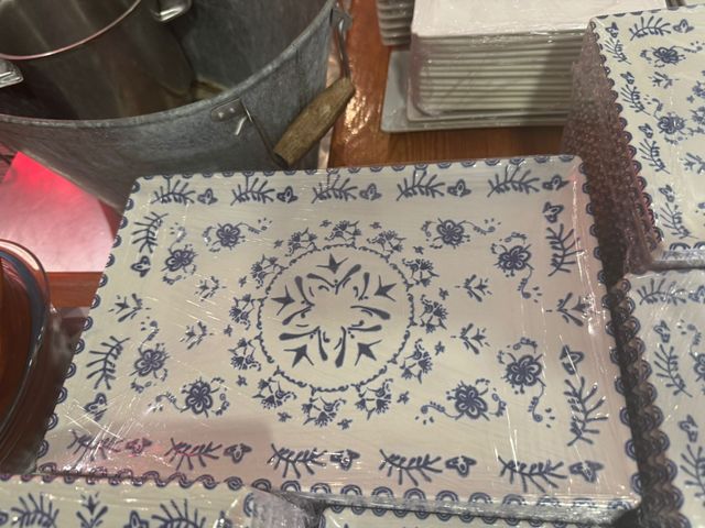 Lote 11 Bandejas Mediterráneas Azul y Blanco