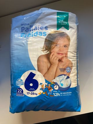 Pañales Deliplus Talla 6 (17-28 Kg)