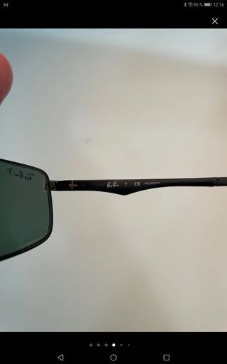 Gafas Ray-Ban de sol  rb3498 polarizadas y funda 