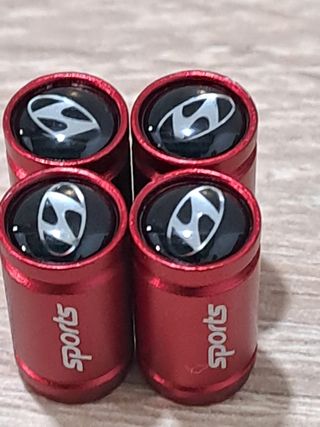 Tapones Válvula Hyundai Sports Rojos
