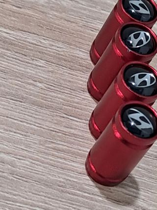 Tapones Válvula Hyundai Sports Rojos