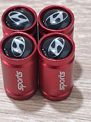 Tapones Válvula Hyundai Sports Rojos