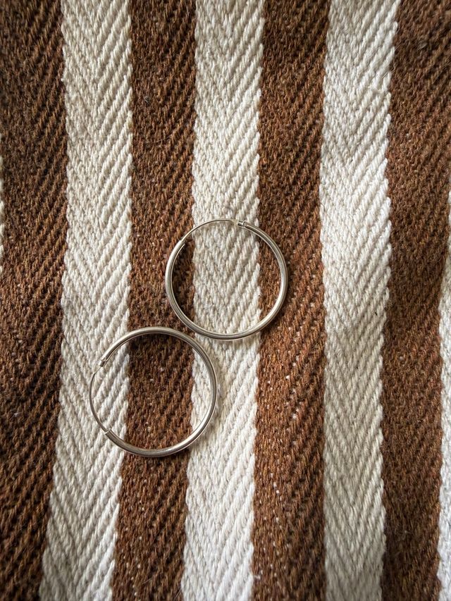 Pendientes Aro Plata de Ley 925